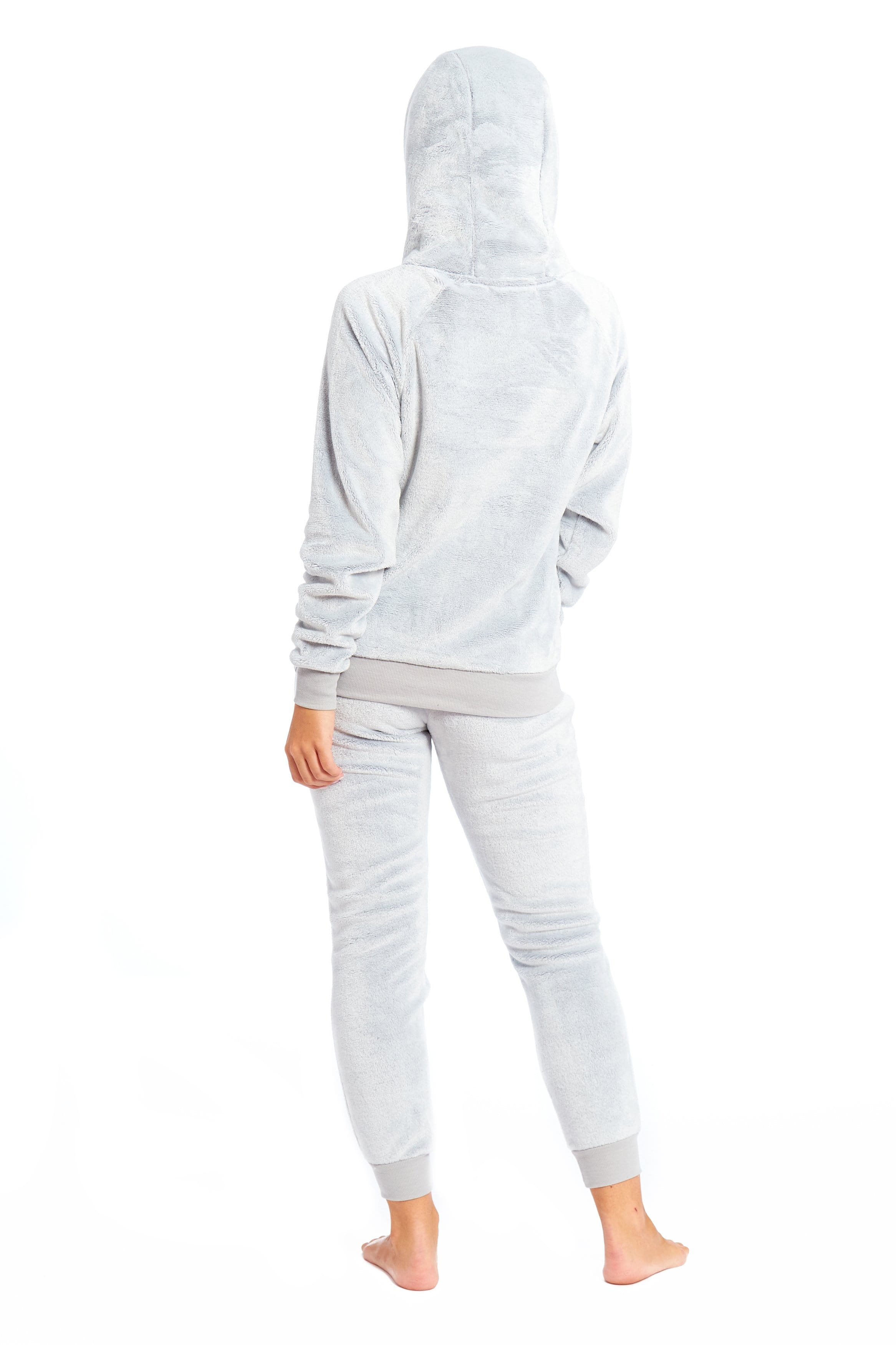 OLIVIA ROCCO Matching Mother Daughter Plush Fleece Hooded Pajama Set Embroidered Sloth Design Ultra Soft Sherpa Lined Nightwear For Girls And Women