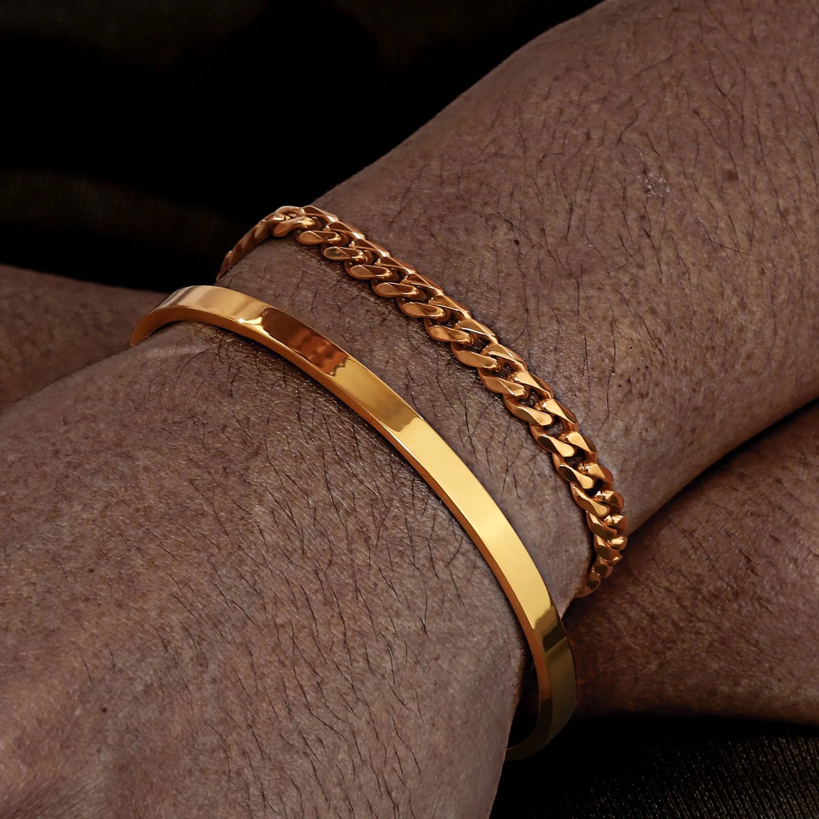 Men’s 5mm Cuban Chain Bracelet – Waterproof Stainless Steel