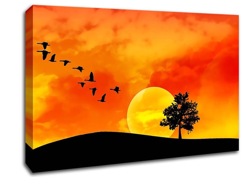 Migrate Canvas Wall Art - Zestio