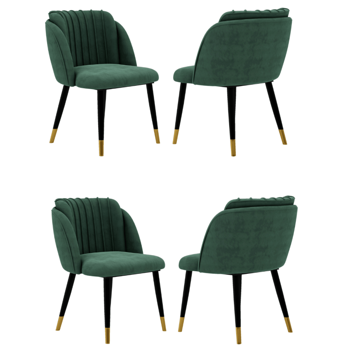 Milano velvet dining chair - Zestio