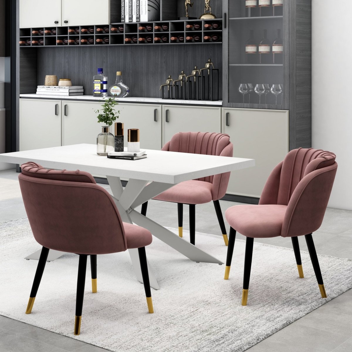 Milano velvet dining chair - Zestio
