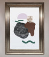 Modern Splodge Framed Print - Zestio