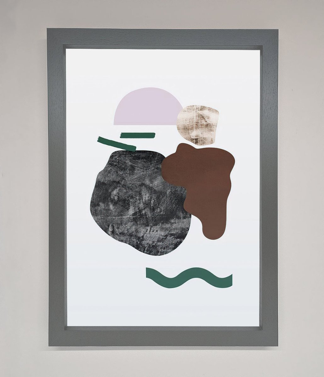 Modern Splodge Framed Print - Zestio