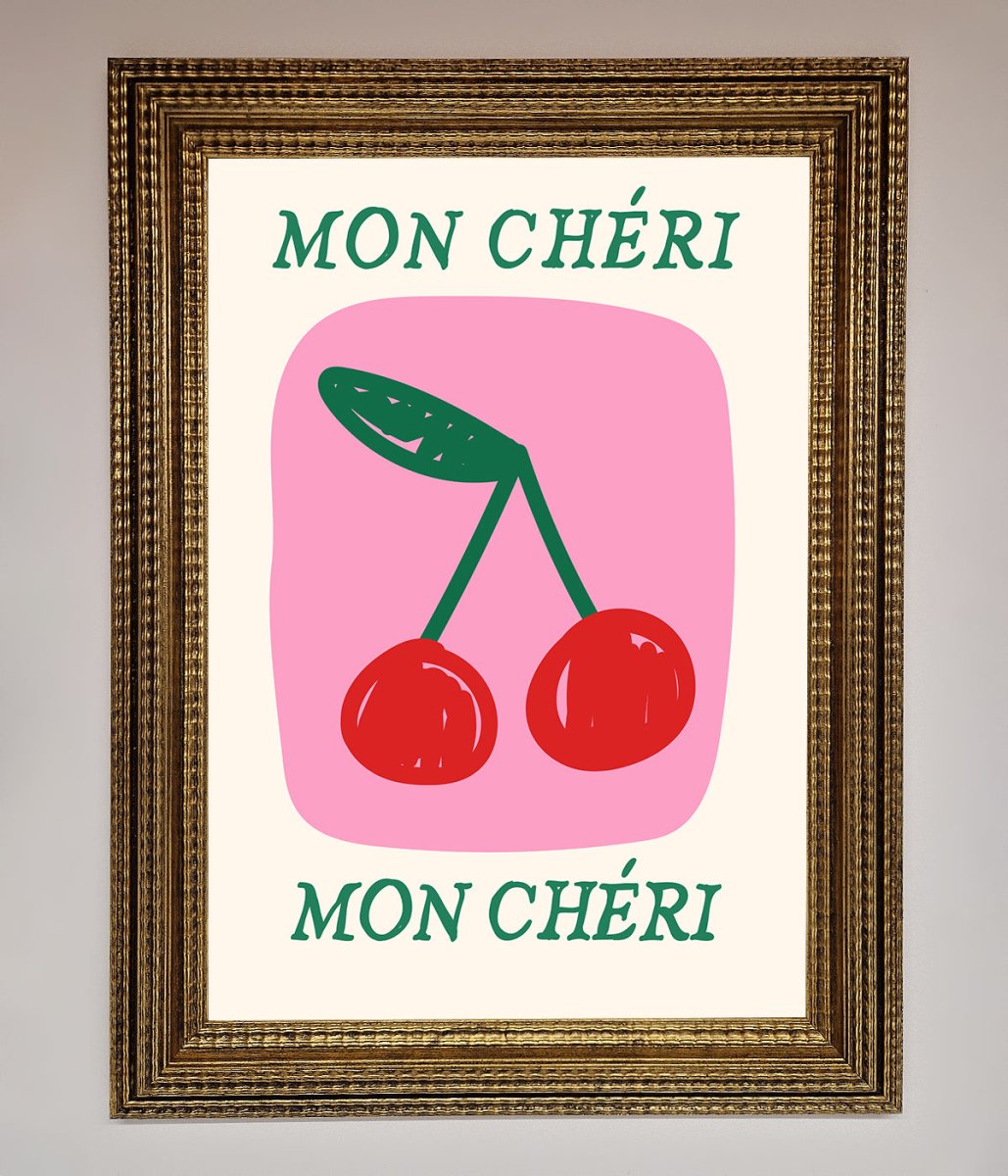 Mon Cheri Framed Poster - Zestio