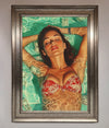 Money Pool Babe Framed Wall Art - Zestio
