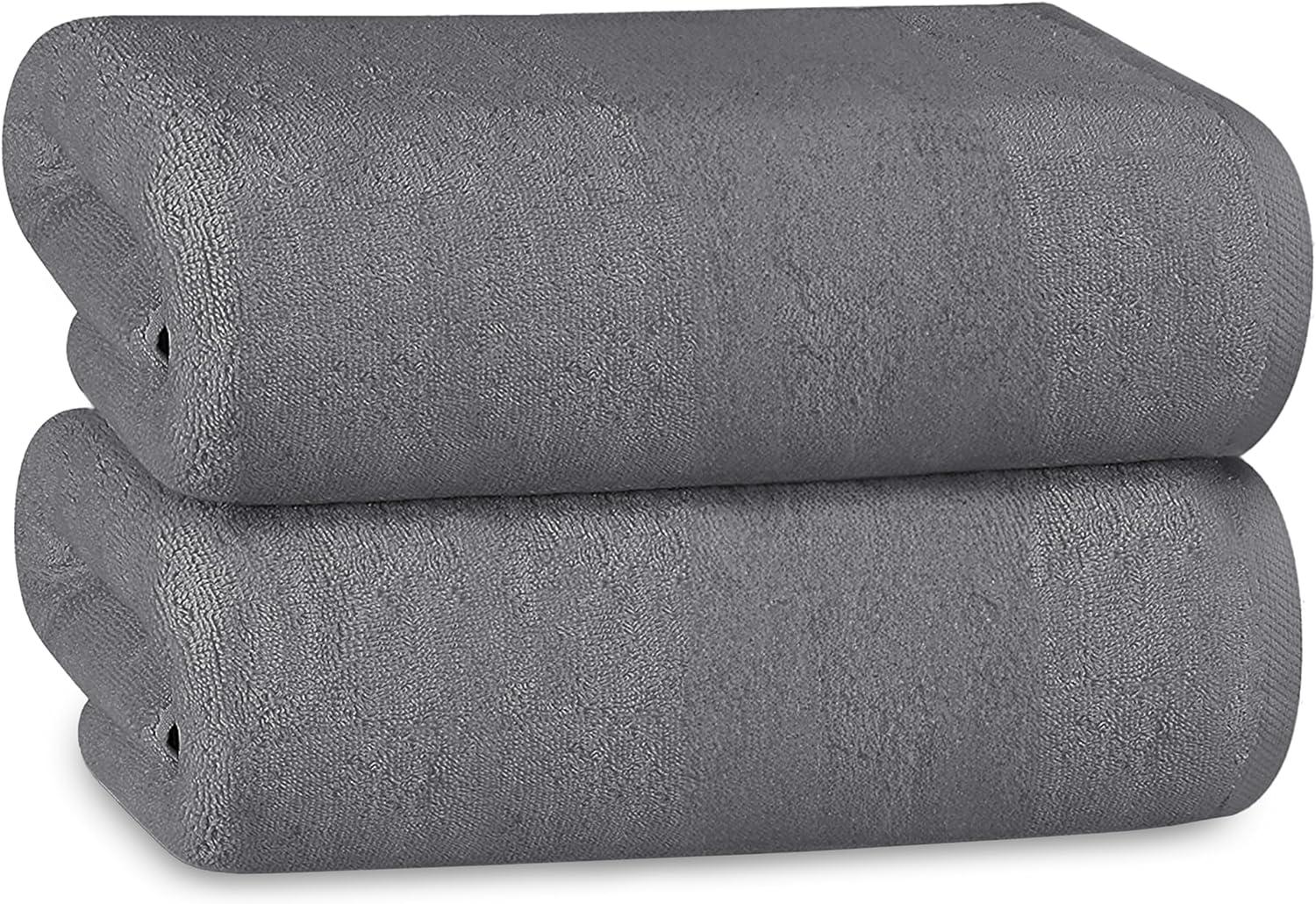 OLIVIA ROCCO Bath Sheets 500GSM Ultra Soft Super Absorbent Quick Dry Cotton White Grey Hotel Durable Bulk Pack 12 BBs Hospitals