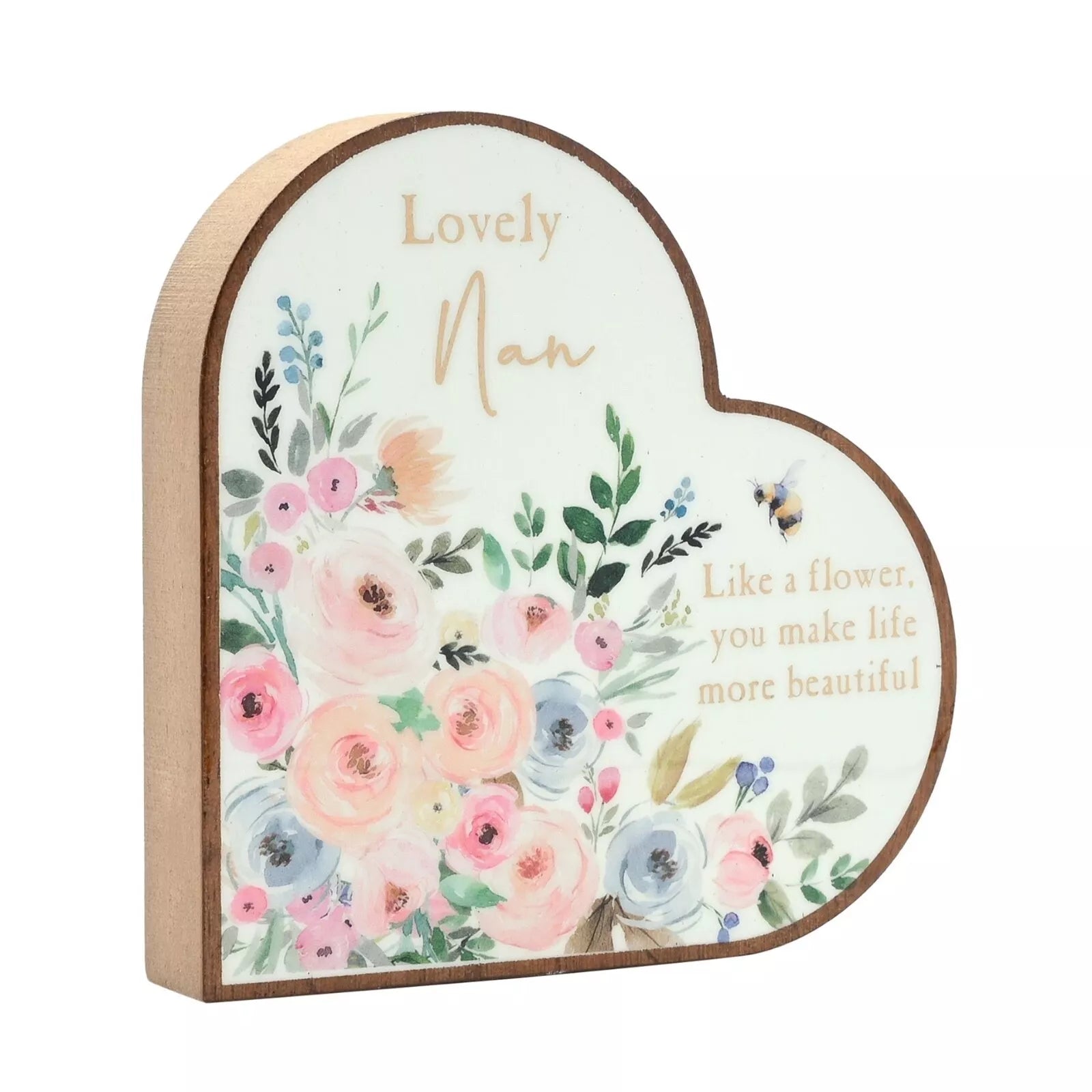 The Cottage Garden Mantel Heart Plaque   nan