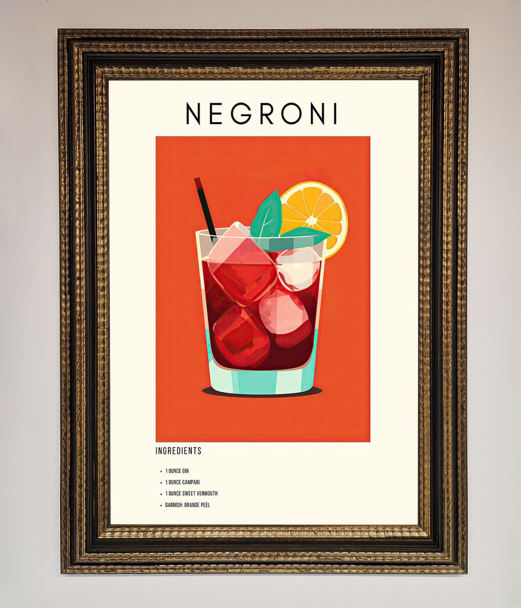 Negroni Framed Wall Art - Zestio