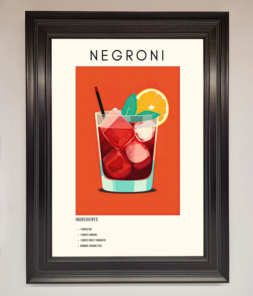 Negroni Framed Wall Art - Zestio