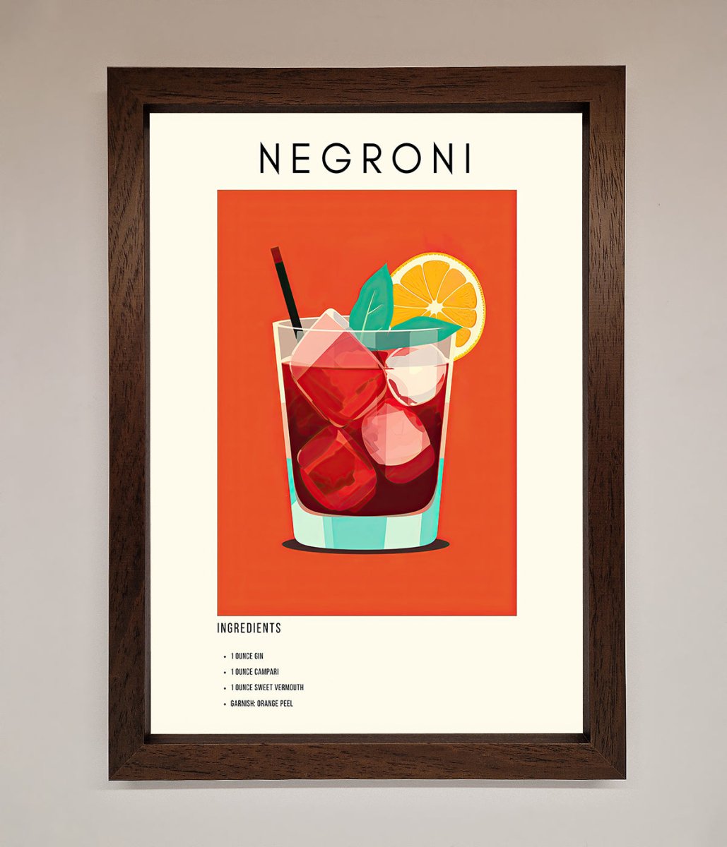 Negroni Framed Wall Art - Zestio