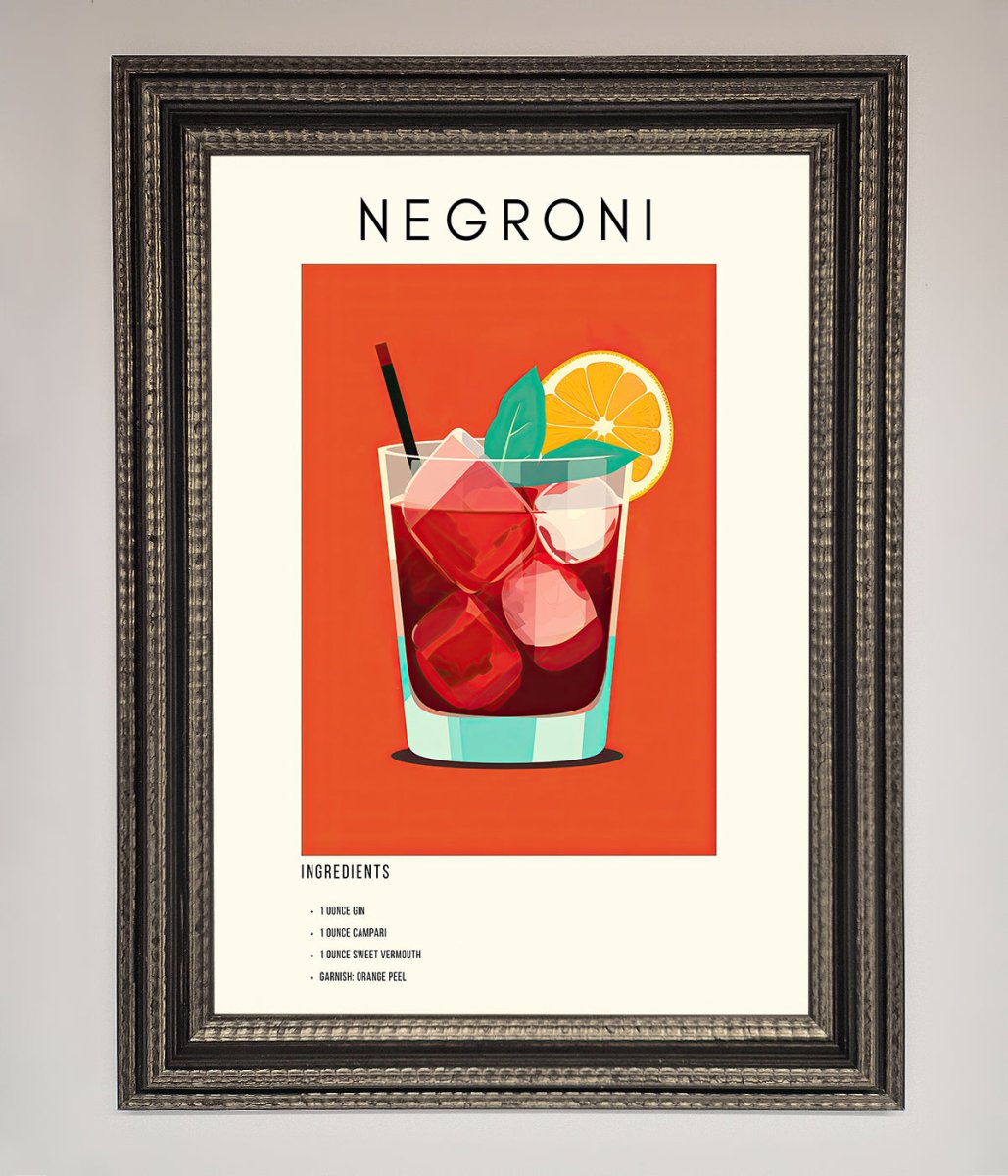 Negroni Framed Wall Art - Zestio