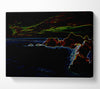 Neon Harbour Canvas Wall Art - Zestio