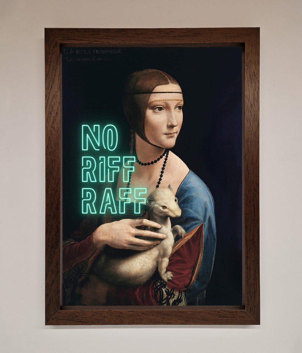 No Riff Raff Framed Print - Zestio