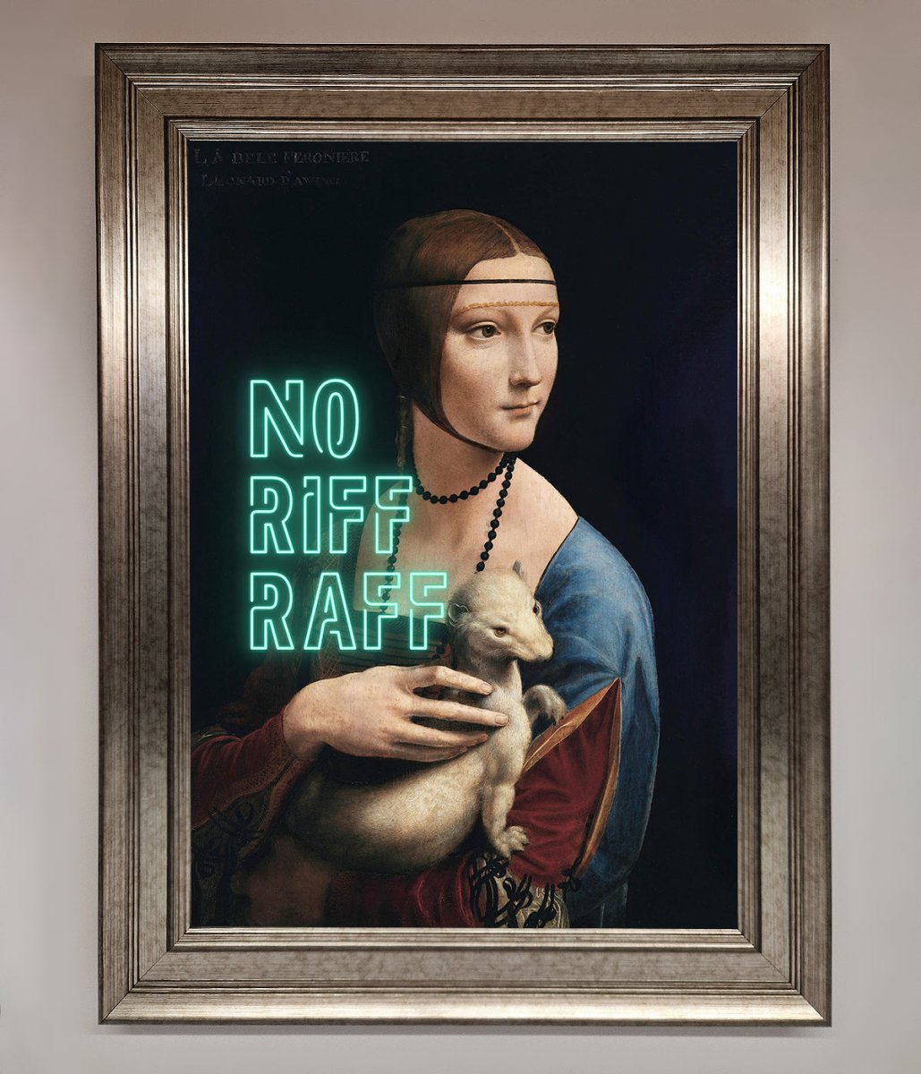 No Riff Raff Framed Print - Zestio