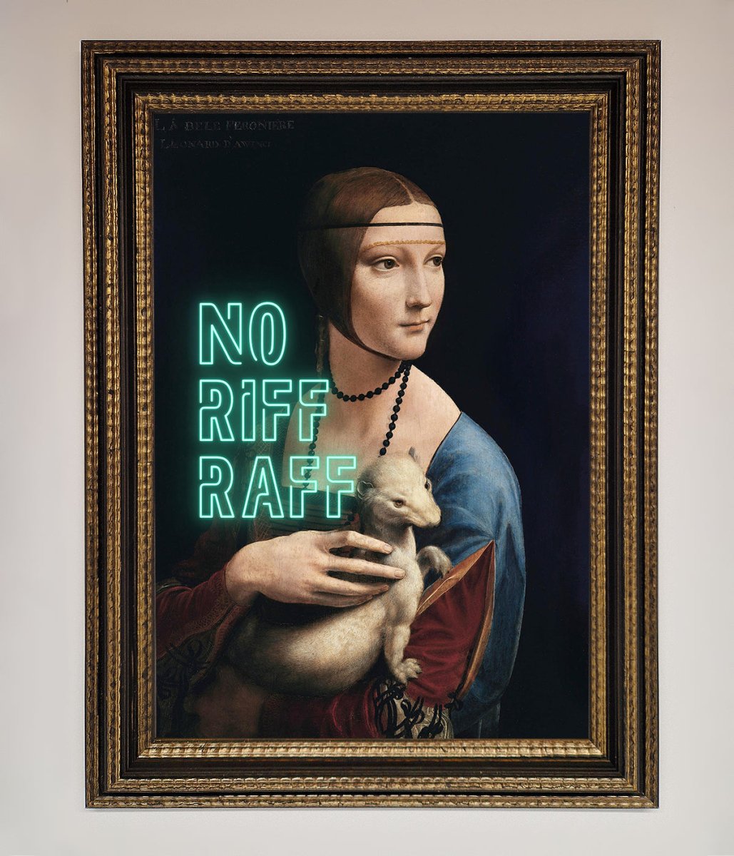 No Riff Raff Framed Print - Zestio