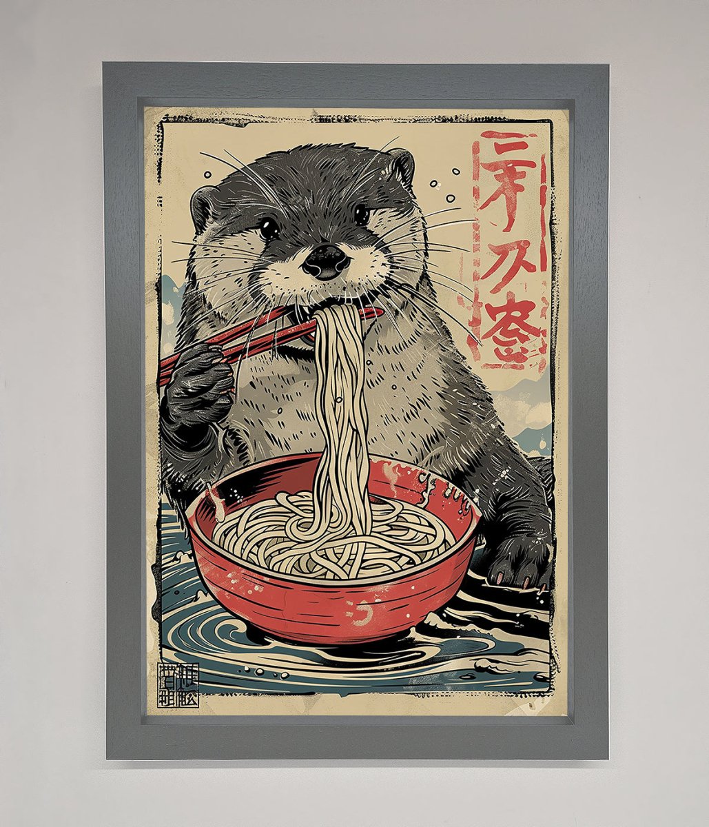 Noodles Otter Framed Wall Art - Zestio