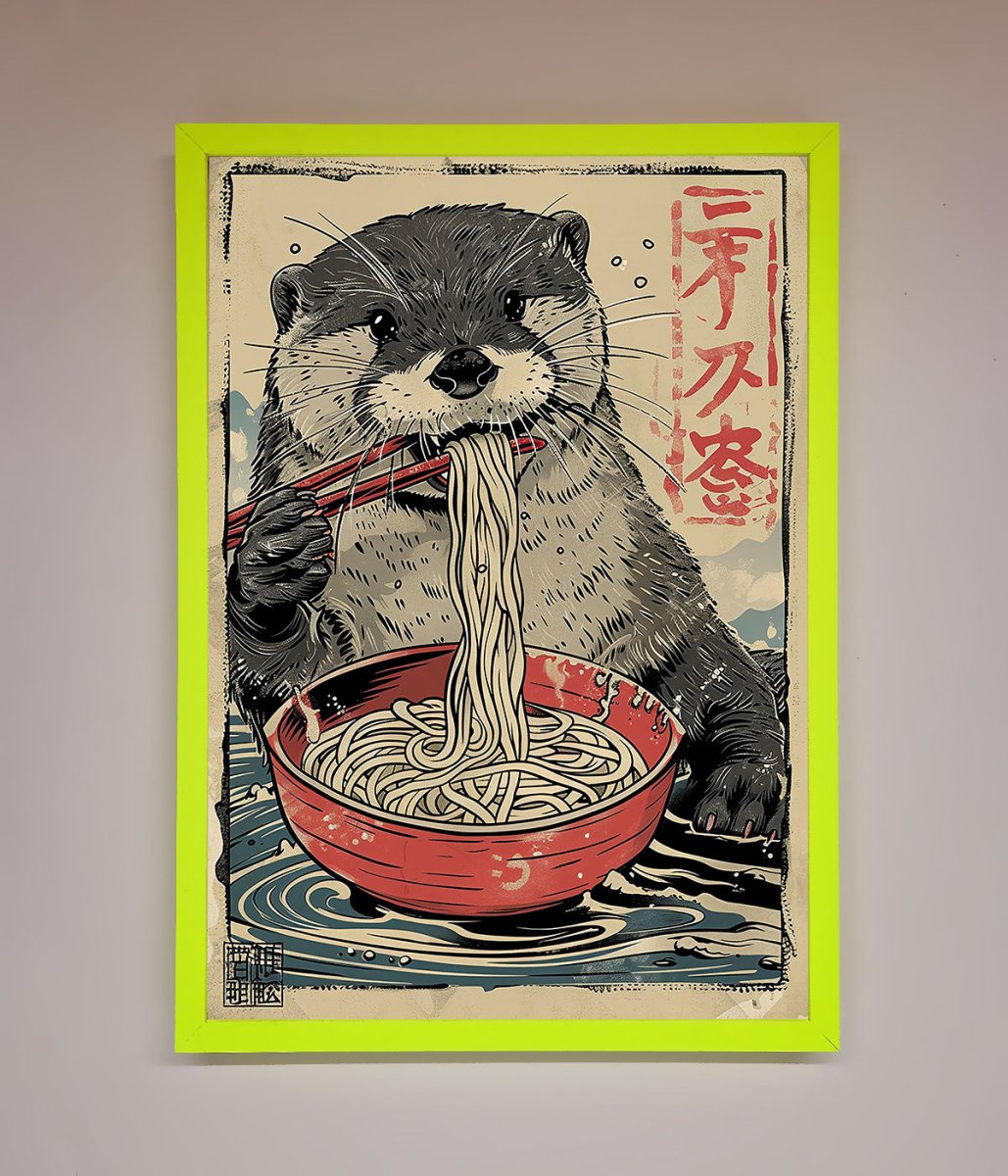 Noodles Otter Framed Wall Art - Zestio