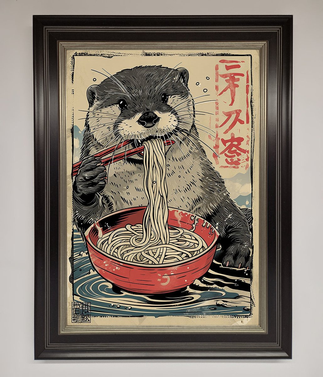 Noodles Otter Framed Wall Art - Zestio