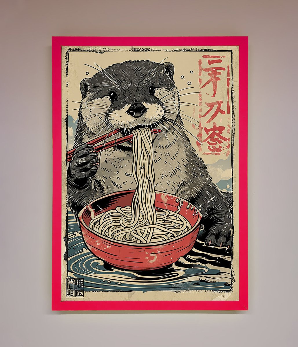 Noodles Otter Framed Wall Art - Zestio