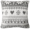 OLIVIA ROCCO Nordic Fair Isle Reversible Teddy Fleece Duvet Set With Pillowcases Plush Faux Fur Bedding Warm Winter Decor