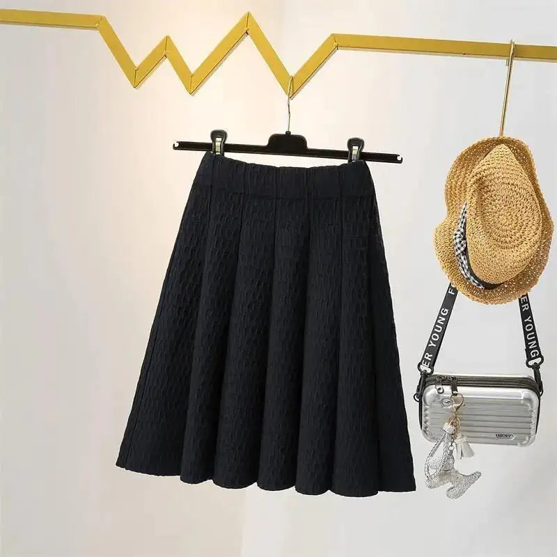High Waist Knitted Skirt for Women – Luxurious Comfort and Timeless Elegance