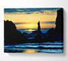 Oceans Dusk Canvas Wall Art - Zestio