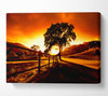 On The Road To Dawn Canvas Wall Art - Zestio