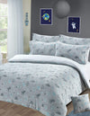 OLIVIA ROCCO Outer Space Glow In The Dark Teddy Fleece Duvet Set For Children With Rocket And Astronaut Design OEKO TEX Certified Winter Bedding