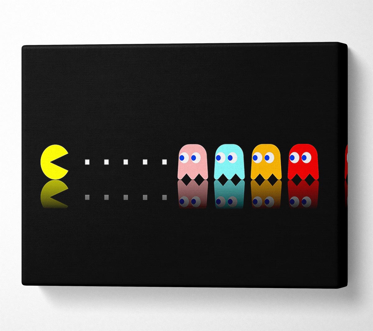 Pacman Ghosts Canvas Wall Art - Zestio