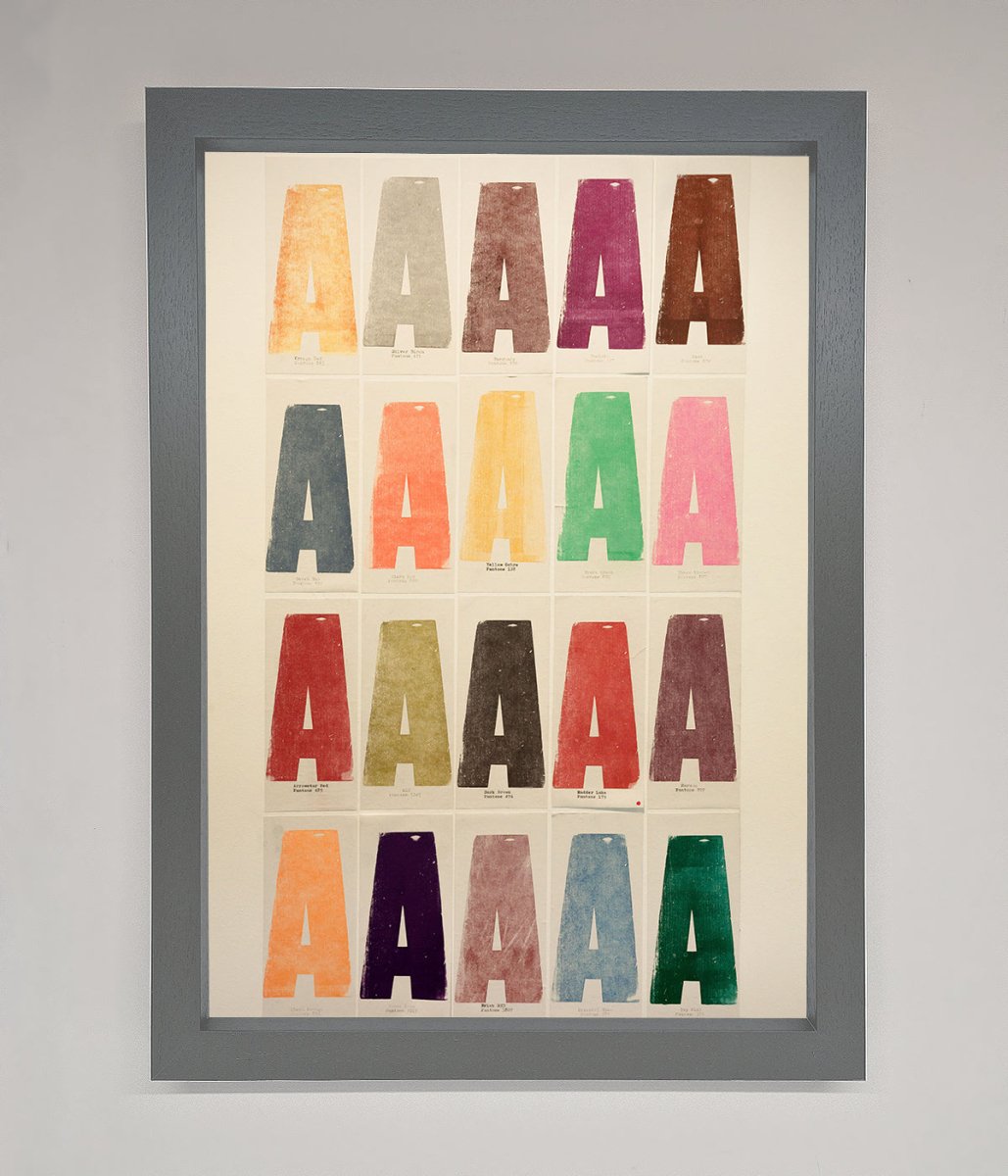 Pantone A Framed Poster - Zestio