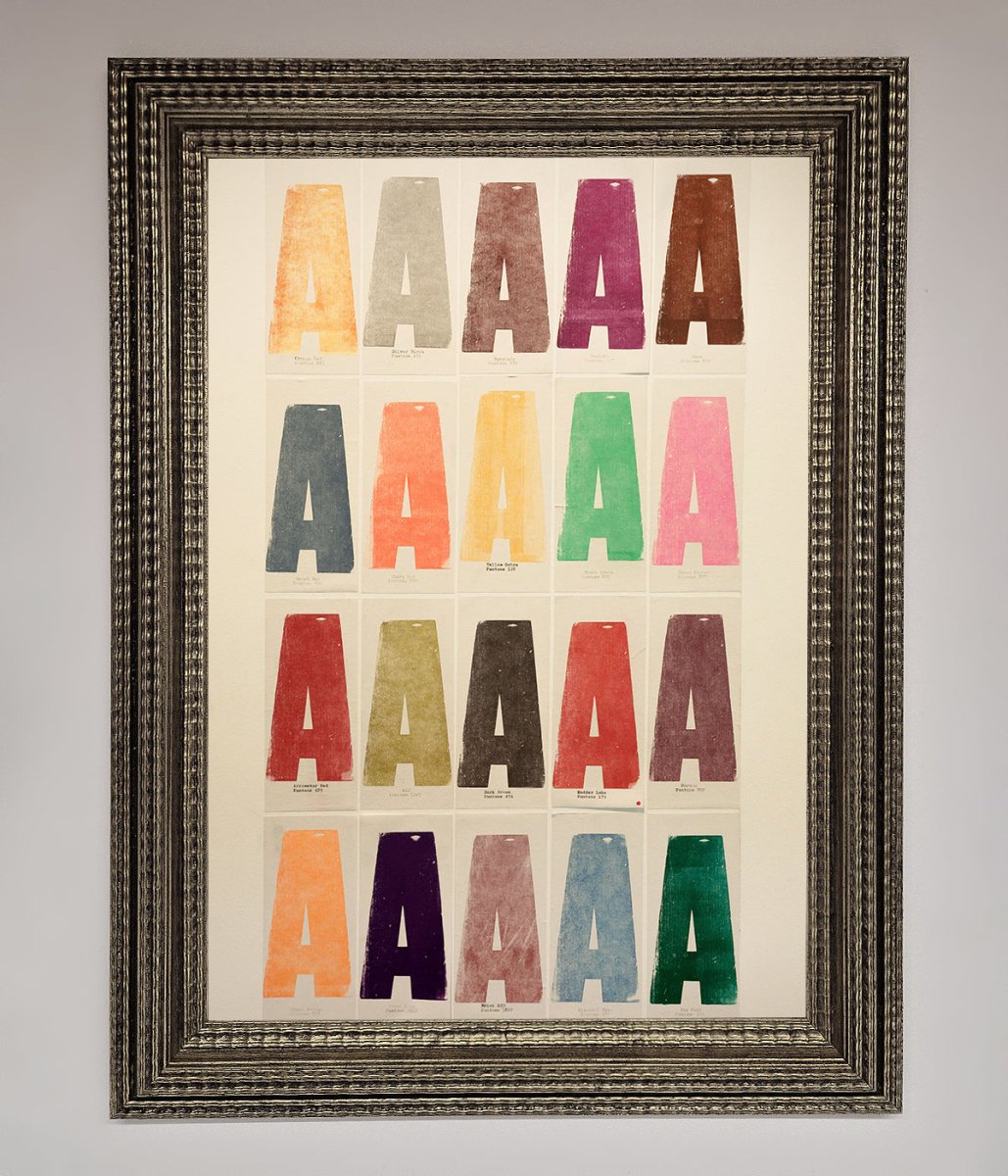 Pantone A Framed Poster - Zestio