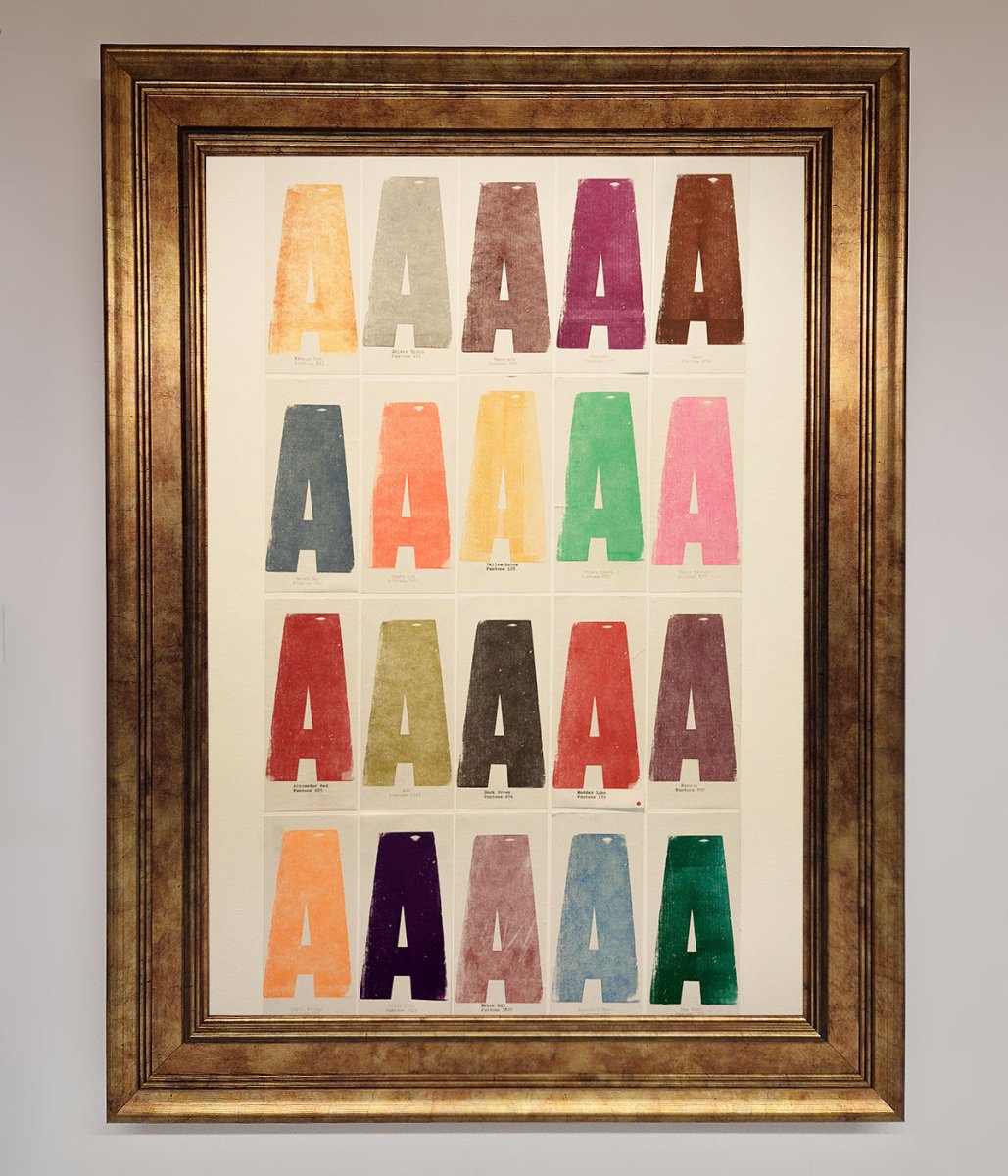 Pantone A Framed Poster - Zestio