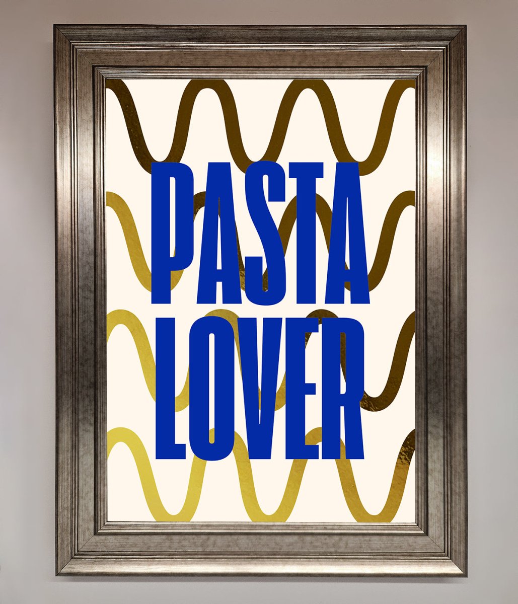 Pasta Lover Foil Print - Zestio