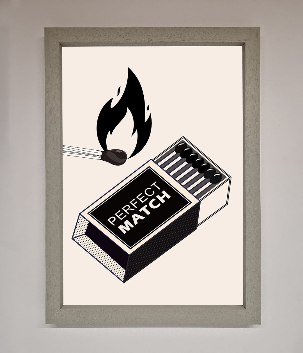 Perfect Match Framed Print - Zestio