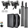 Godox SL60IIBi 75W LED Light 2800-6500K CRI96 Silent Fan Kit for Video & Photo