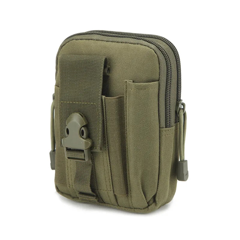 Unisex Simple Style Camouflage Nylon Waist Bags