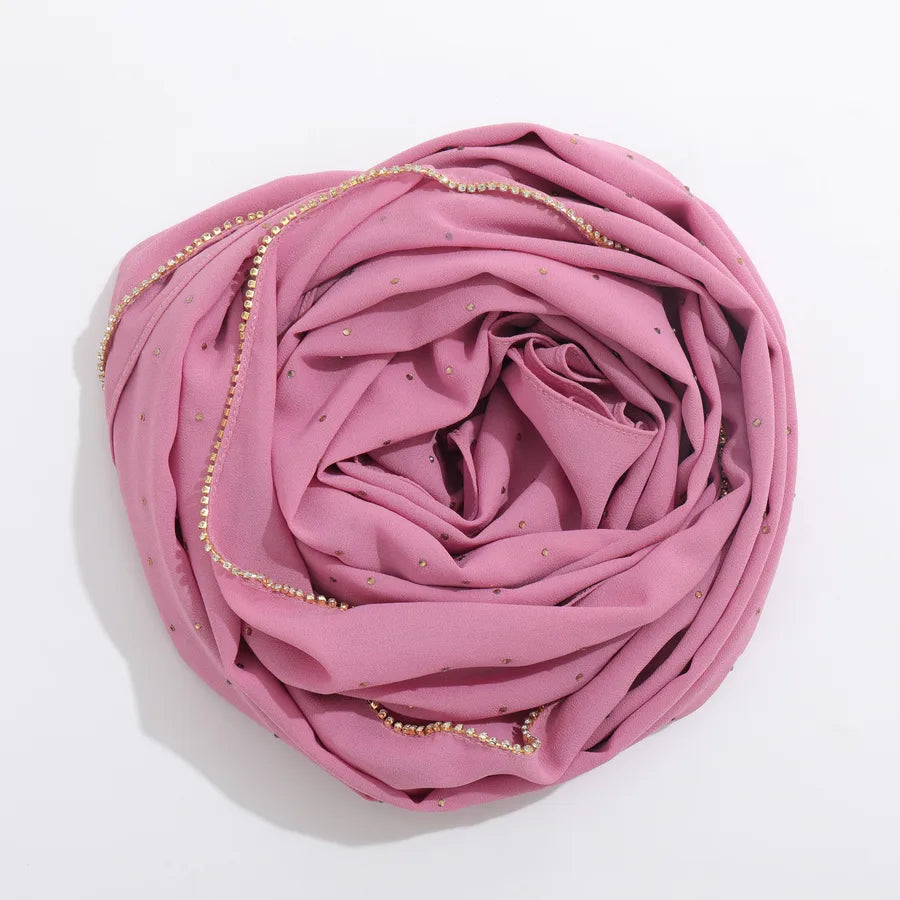 Women's Basic Solid Color Polyester Scarf
