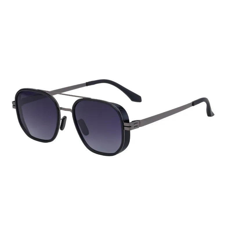 Streetwear Geometric Tac Oval Frame Full Frame Men's Sunglasses