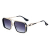 Retro Classic Style Square Pc Square Full Frame Men's Sunglasses