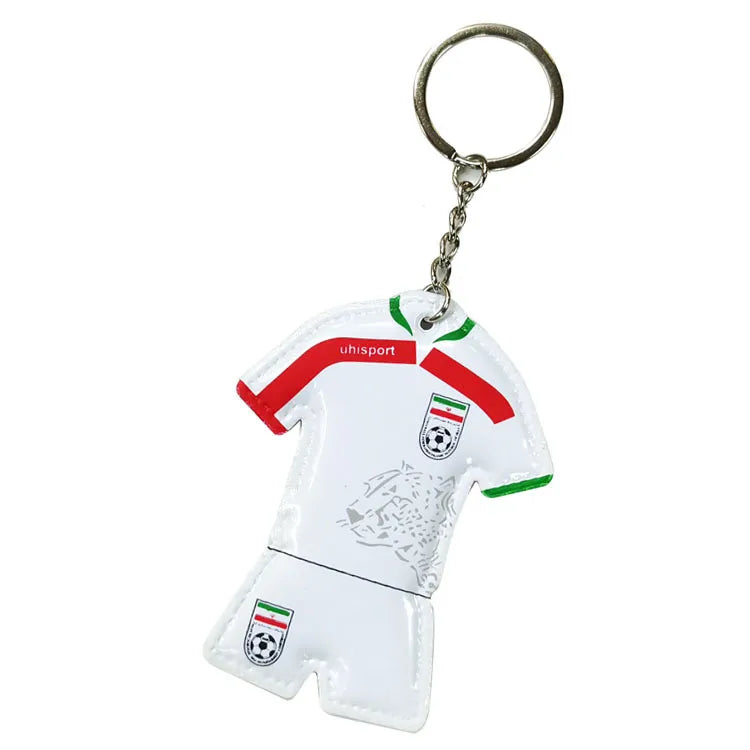 1 Piece Streetwear Color Block Football Player Plastic Unisex Keychain