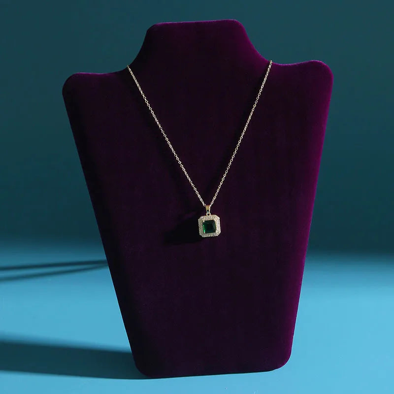 Velvet Jewelry Necklace Model Stand Display Board Prop Portrait Exhibitor Luxury Feel Patchwork Silk Velvet Fiber Board