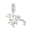 Aifule Original Mother's Day Series Mother's Love Beads S925 Sterling Silver Scattered Beads DIY Bracelet Ornament Beads Combination