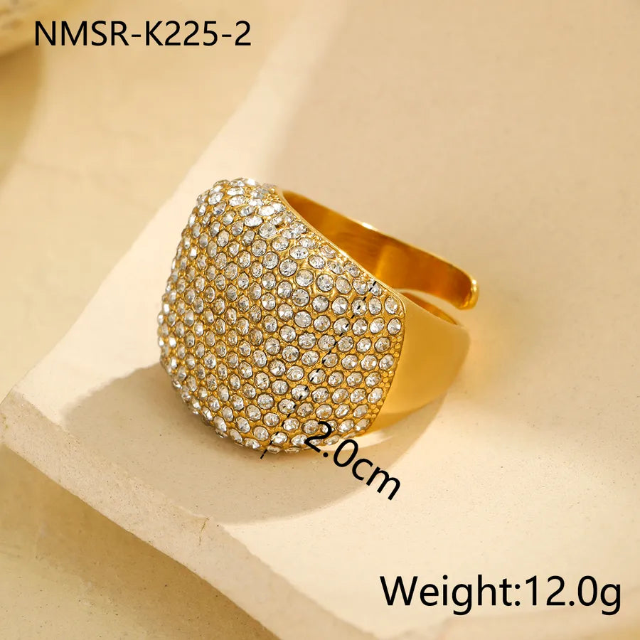 Wholesale Jewelry IG Style Elegant Exaggerated Pentagram Heart Shape 304 Stainless Steel Open Rings