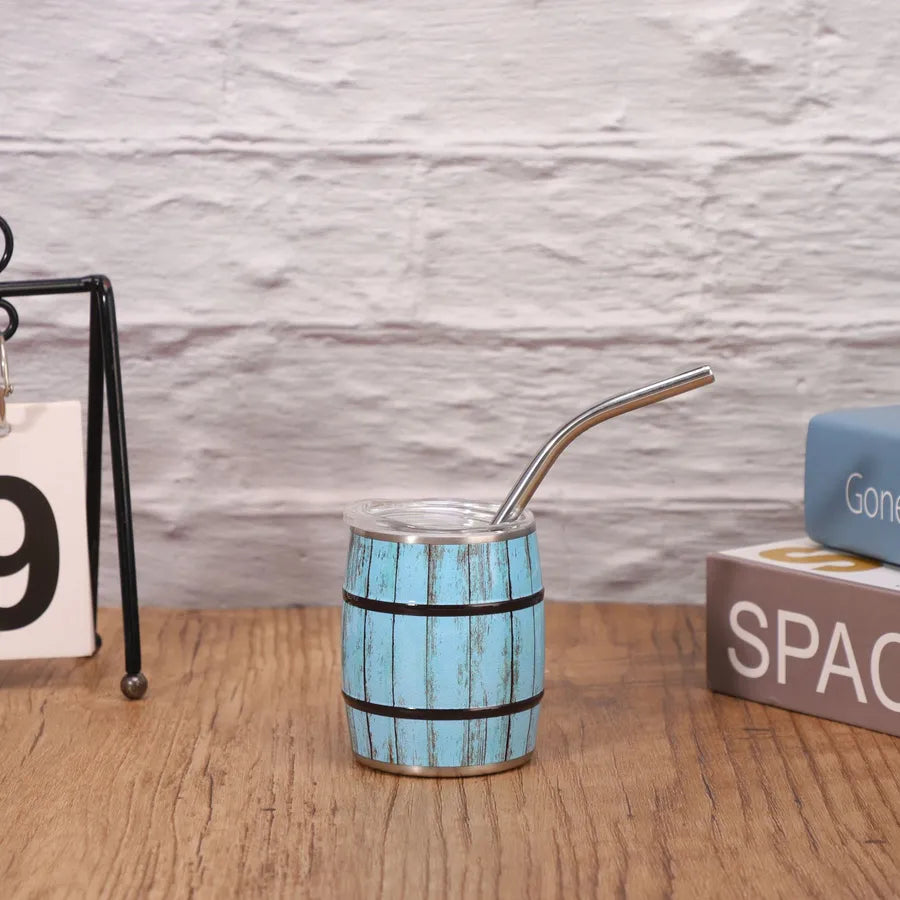 Casual Cute Stripe Solid Color 201 Stainless Steel 304 Stainless Steel Wine Glass Water Bottles 1 Piece