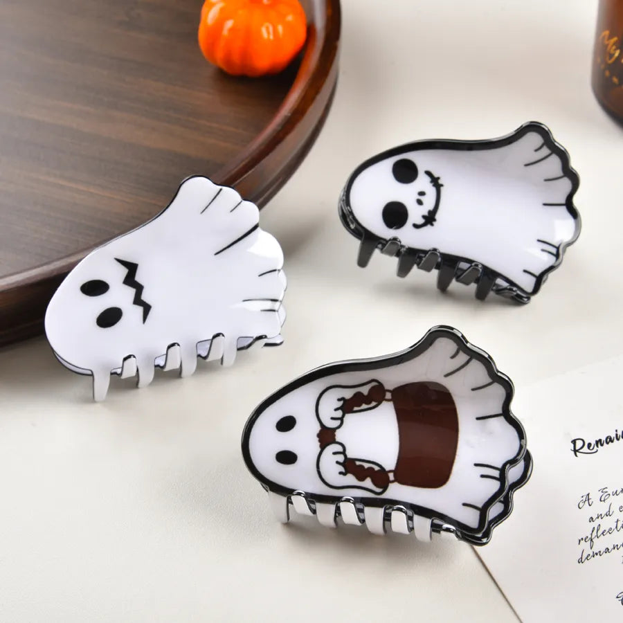 lady halloween pattern pvc hair claws