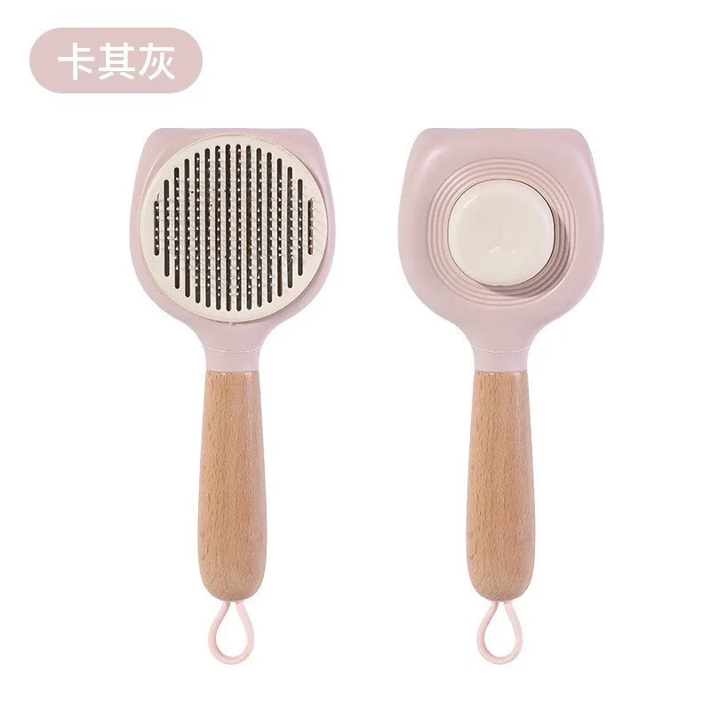 basic stainless steel plastic solid color pet accessories