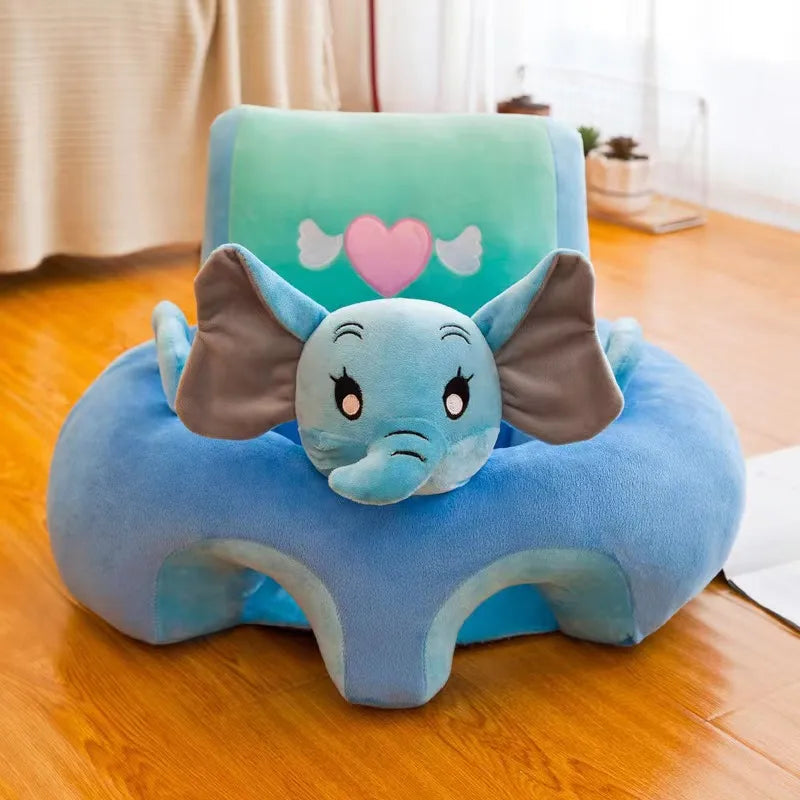 New Cartoon Baby Learning Seat Sofa Children Plush Sofa Lazy Sofa Chair Baby Learning Seat Gift Wholesale