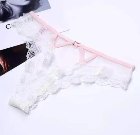 women's solid color low waist thong panties