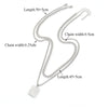 Elegant Simple Style Classic Style Cross Rectangle 201 Stainless Steel 304 Stainless Steel Men's Pendant Necklace