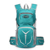 sports solid color square zipper functional backpack